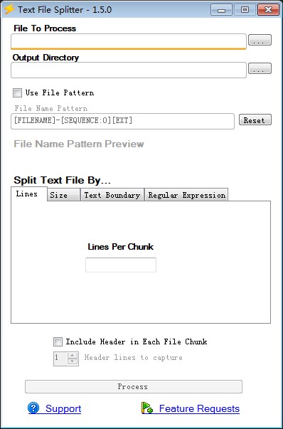 text file splitter(文件分割工具) v1.5.0